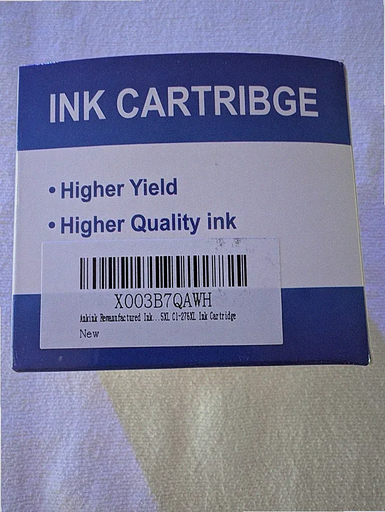 275XL & 276XL Black/Color Ink Cartridges For Canon PG275XL & CL276XL Ankink