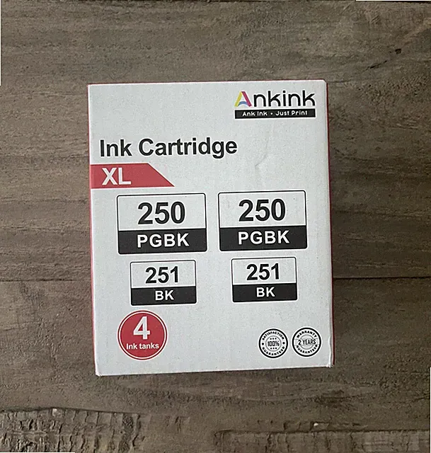 4 Pack Ankink Ink Cartridge XL 250/251 - Brand New