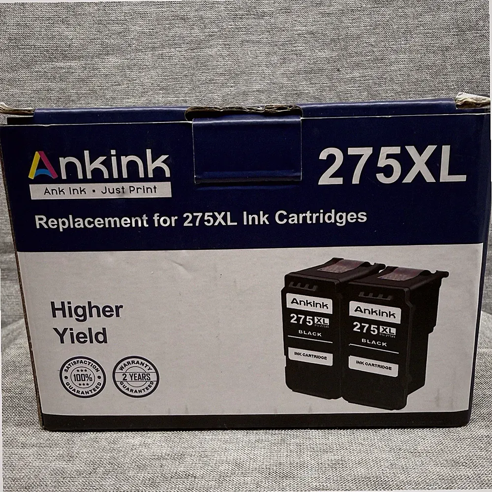 Ankink 275XL (2) Black Ink Cartridge Multi Pack HIGHER Yield - NEW & Sealed