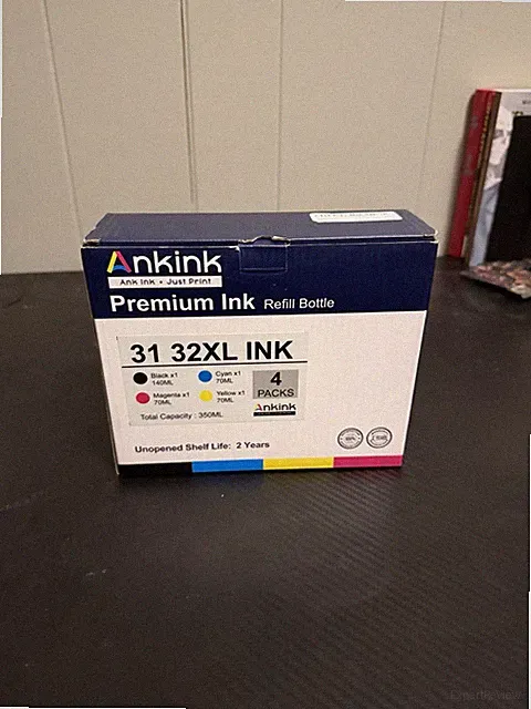 Ankink 31 32XL Yellow Magenta Cyan Black ink comp with HP smart tank sealed