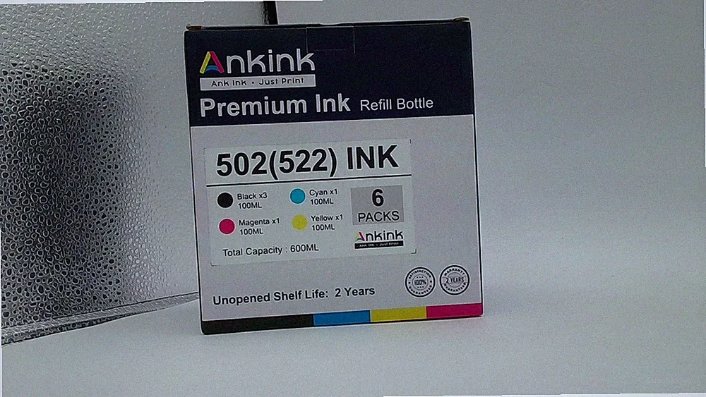 Ankink 502 (522) INK Refill Bottle Exp 10/2027