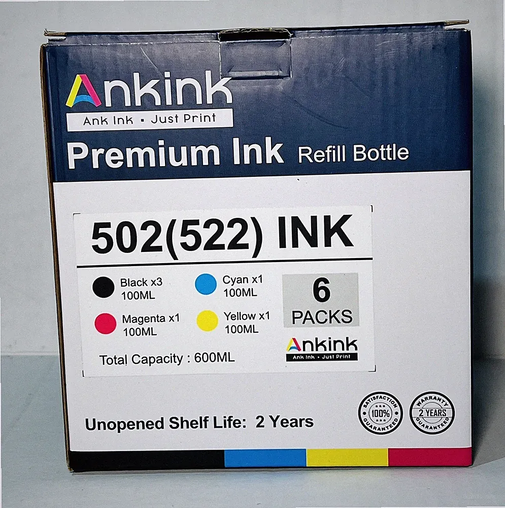 Ankink 502 (522) INK Refill Bottle EXP 4/27 U25B