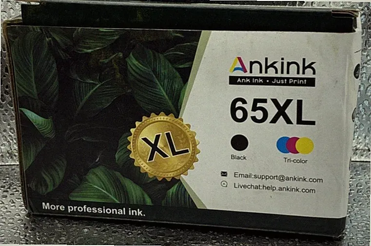 Ankink 65XL Ink Cartridges Black/Color Combo Pack High-Yield for HP multi models