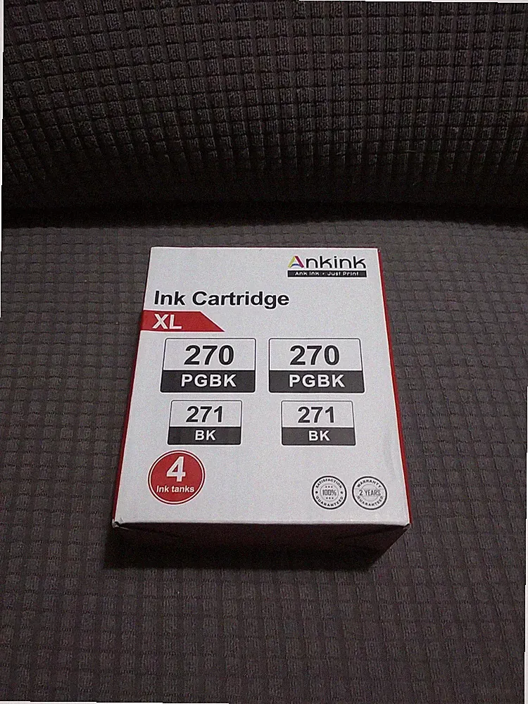 Ankink Compatible Canon Ink Cartridge XL (2 Photo Black 270) (2 Black 271)