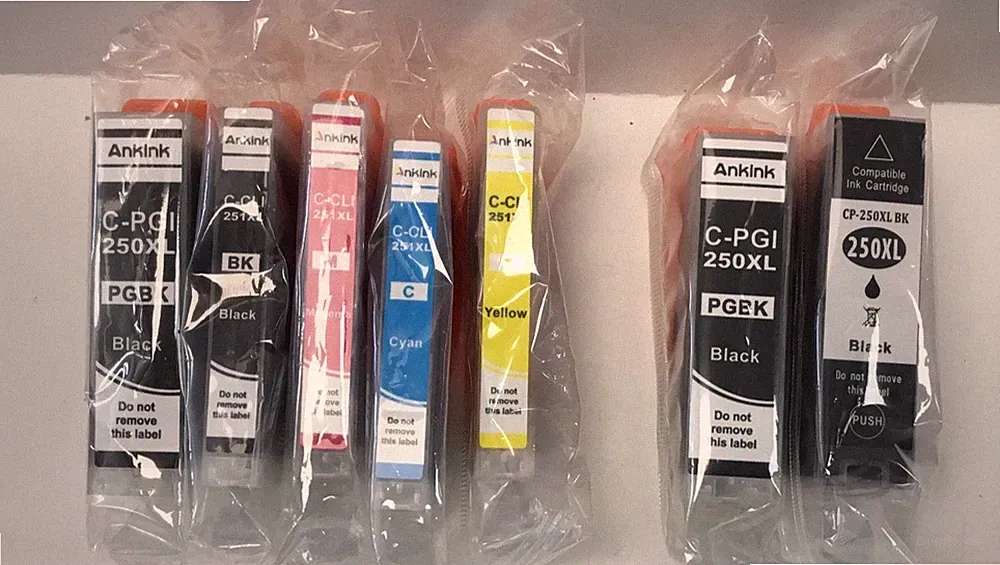 Ankink INK - 250 251 Ink Cartridges for Canon 250 XL New Sealed plus 2 - 250 xl