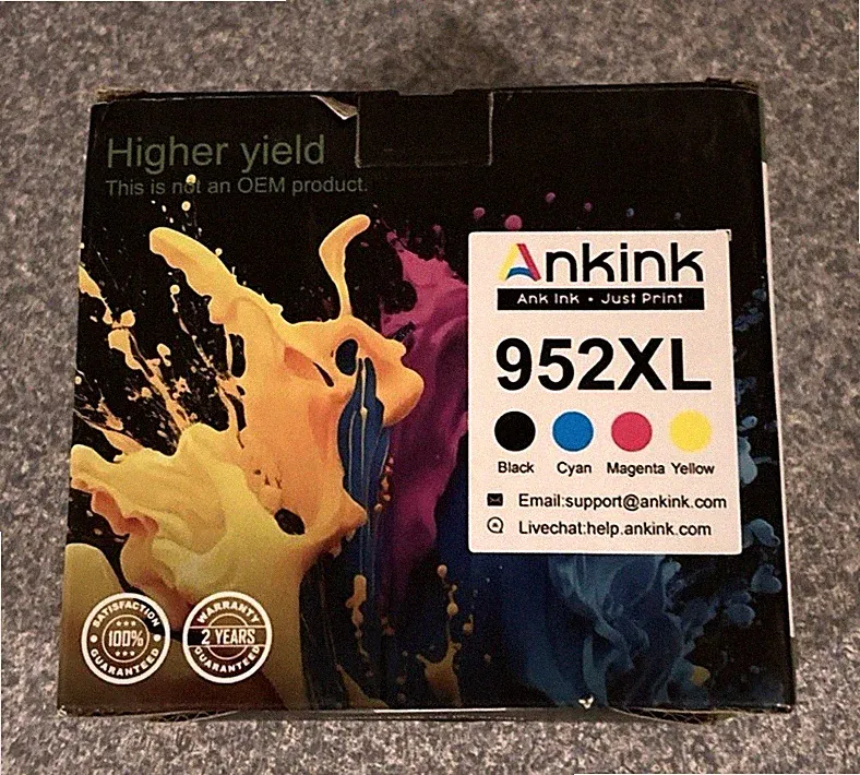 Ankink Ink 952xl Cartridges Combo Pack For Hp Printers