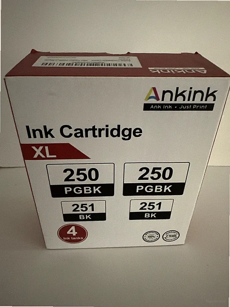 Ankink Ink Cartridge XL 4 Ink Tanks C-PGI 250XL / C-CLI 250XL New In Box