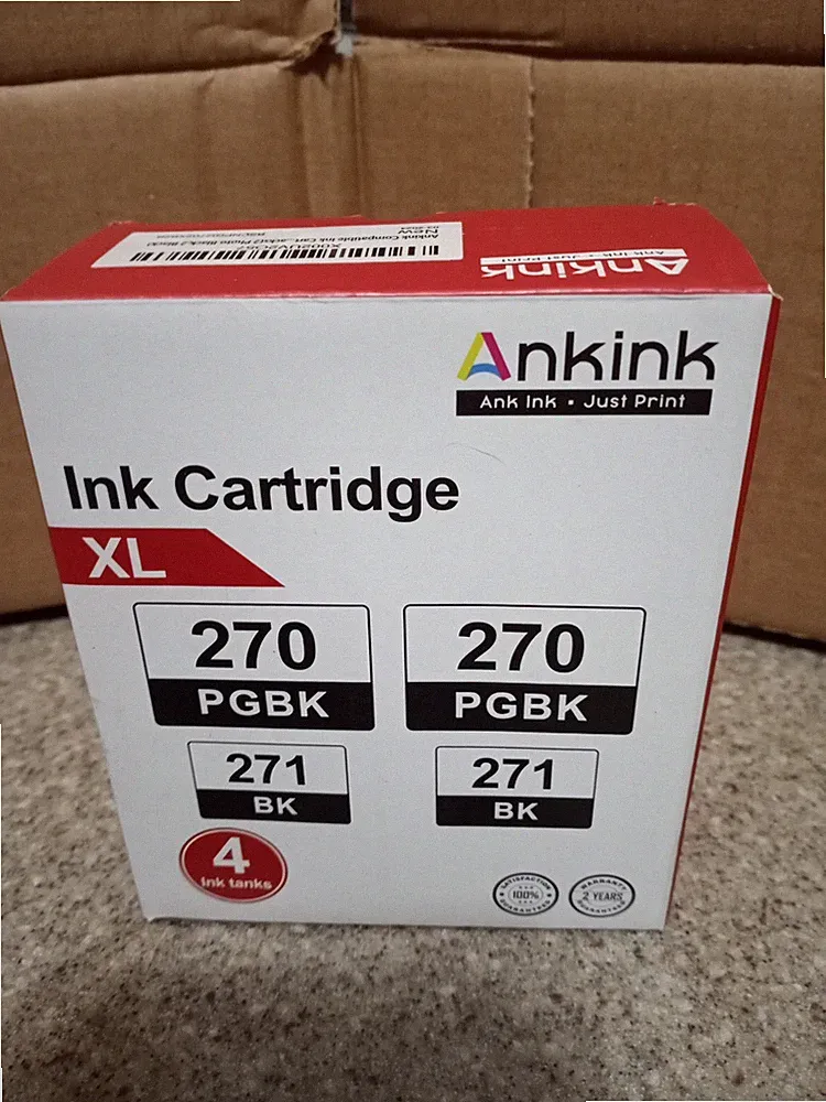 Ankink Ink Cartridge XL - Black 4 tanks 2 PHOTO BLACK / 2 BLACK