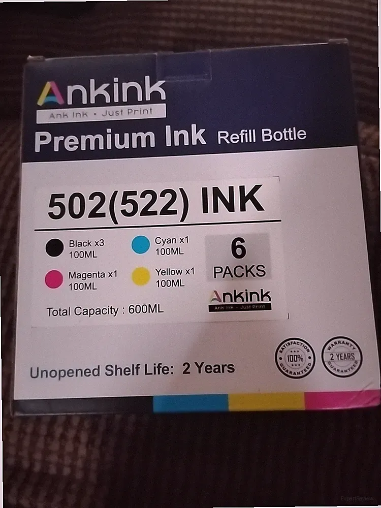 Ankink Premium Ink Refill Bottle 502(522) INK 6 Packs