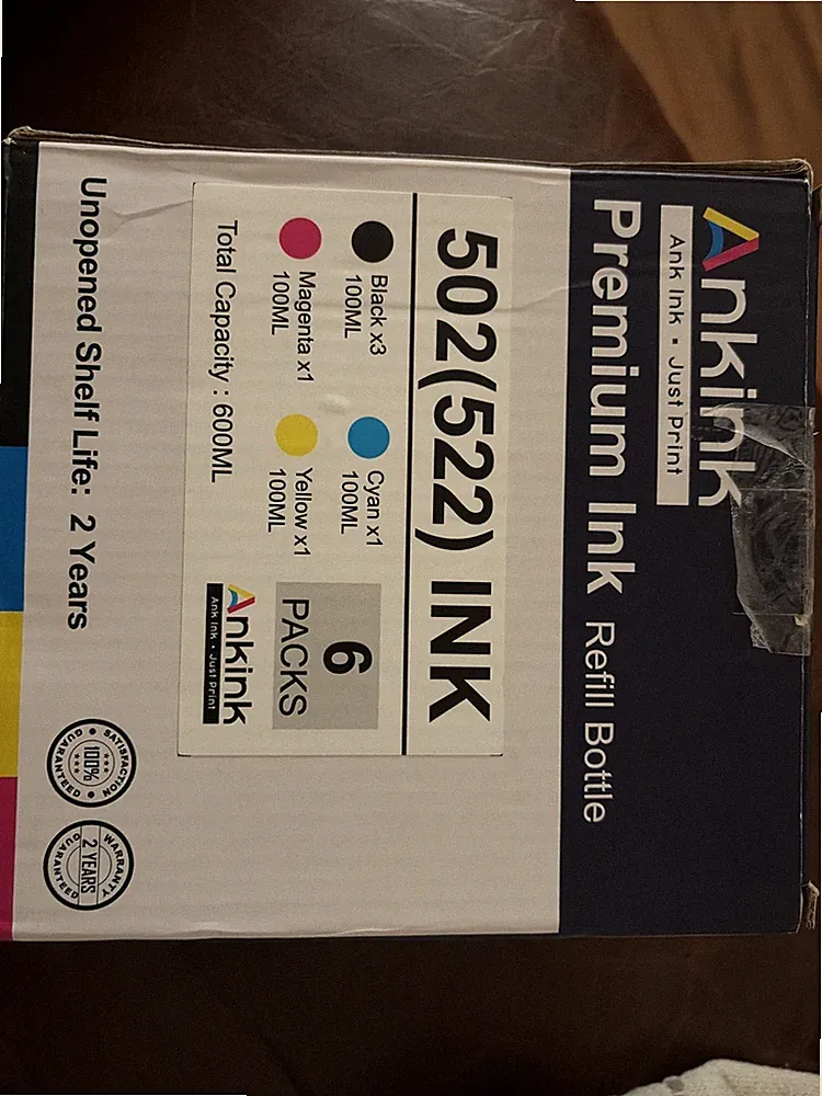 Ankink Premium Ink Refill Bottle 6 Pack