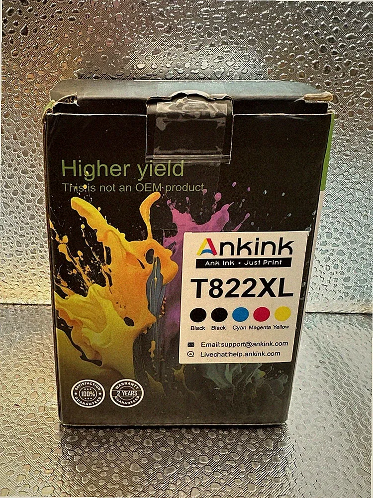 Ankink T822XL Ink Cartridge (B/C/M/Y)- READ DES
