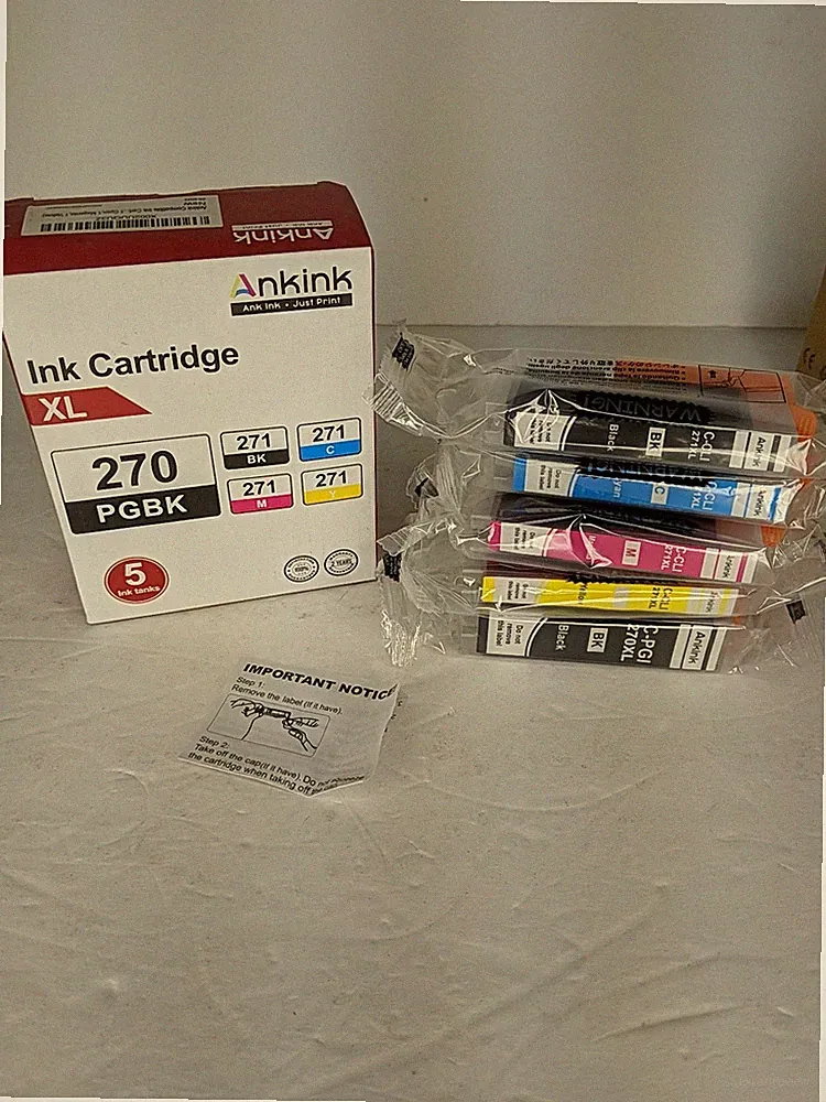 ANKINK XL Cartridge Compatible Ink Cartridge Set 270XL 271XL Black & Color