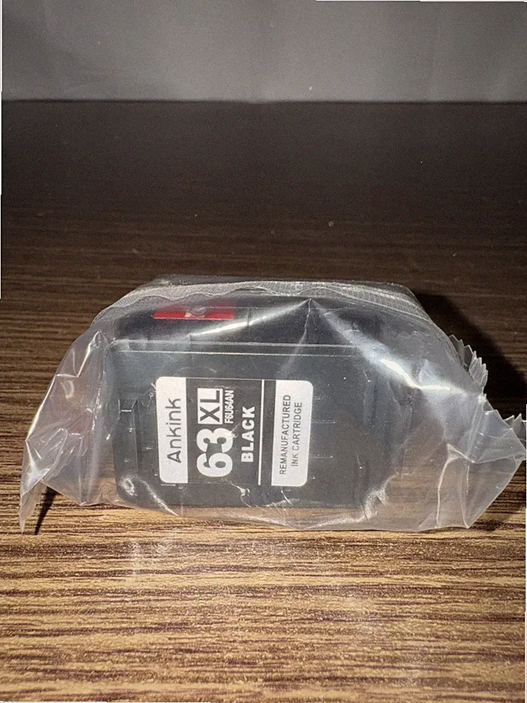 New Ankink 63XL Black Ink Cartridge - Sealed