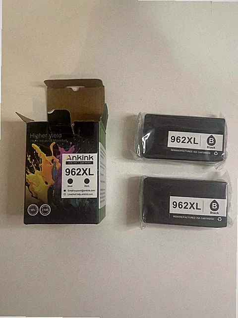 SEALED! 962XL Ankink Ink Cartridges Black 2 Pack